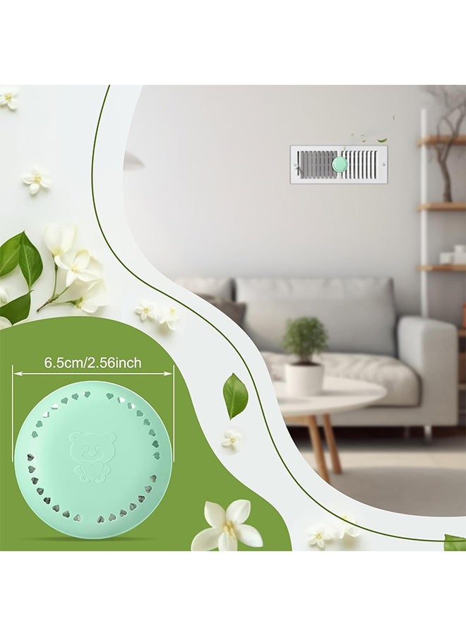 5 Pcs Air Freshener Whole Home Long Passive Essential Solid Diffuser Lasting Fragrance Air Freshener Beads Adhesive HVAC Vent Filter Scents House Fragrance System - Image 2